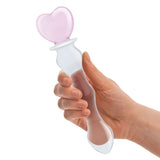 Glas Sweetheart (Pink) – Curved Glass Dildo 8 Inch > Glass > Dildos - Tophatter Daily Deals