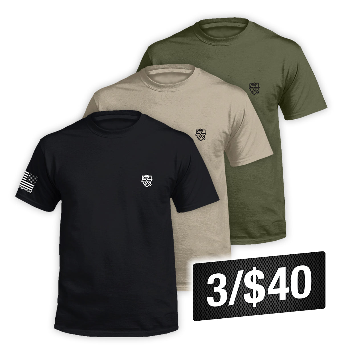 Shield Branded Tee Men's Tops - Tophatter Daily Deals