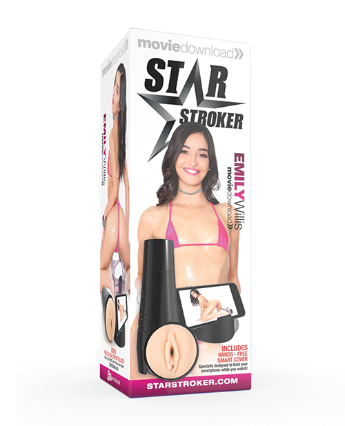Star Stroker Emily Willis Pussy Stroker Hard Case with Hands-Free Smart Cover > Sex Toys For Men > Masturbators > Pornstar - Tophatter Daily Deals