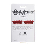 Sex & Mischief Amor Rope 9 Metres Red Cotton Restraint > Bondage Gear > Rope - Tophatter Daily Deals