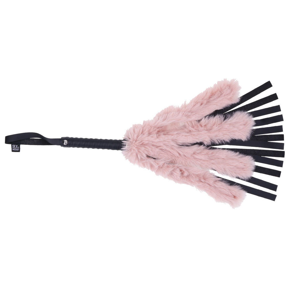 Sex & Mischief Brat Faux Fur Flogger 49.5 cm Long > Bondage Gear > Whips & Floggers - Tophatter Daily Deals
