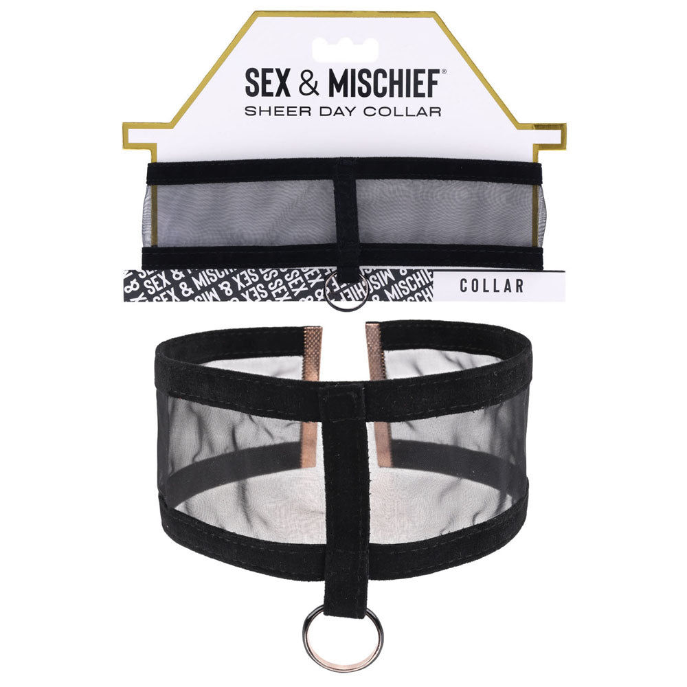 Sex and Mischief Sheer Day Collar for Sensual Sophistication > Bondage Gear > Collars & Leashes - Tophatter Daily Deals