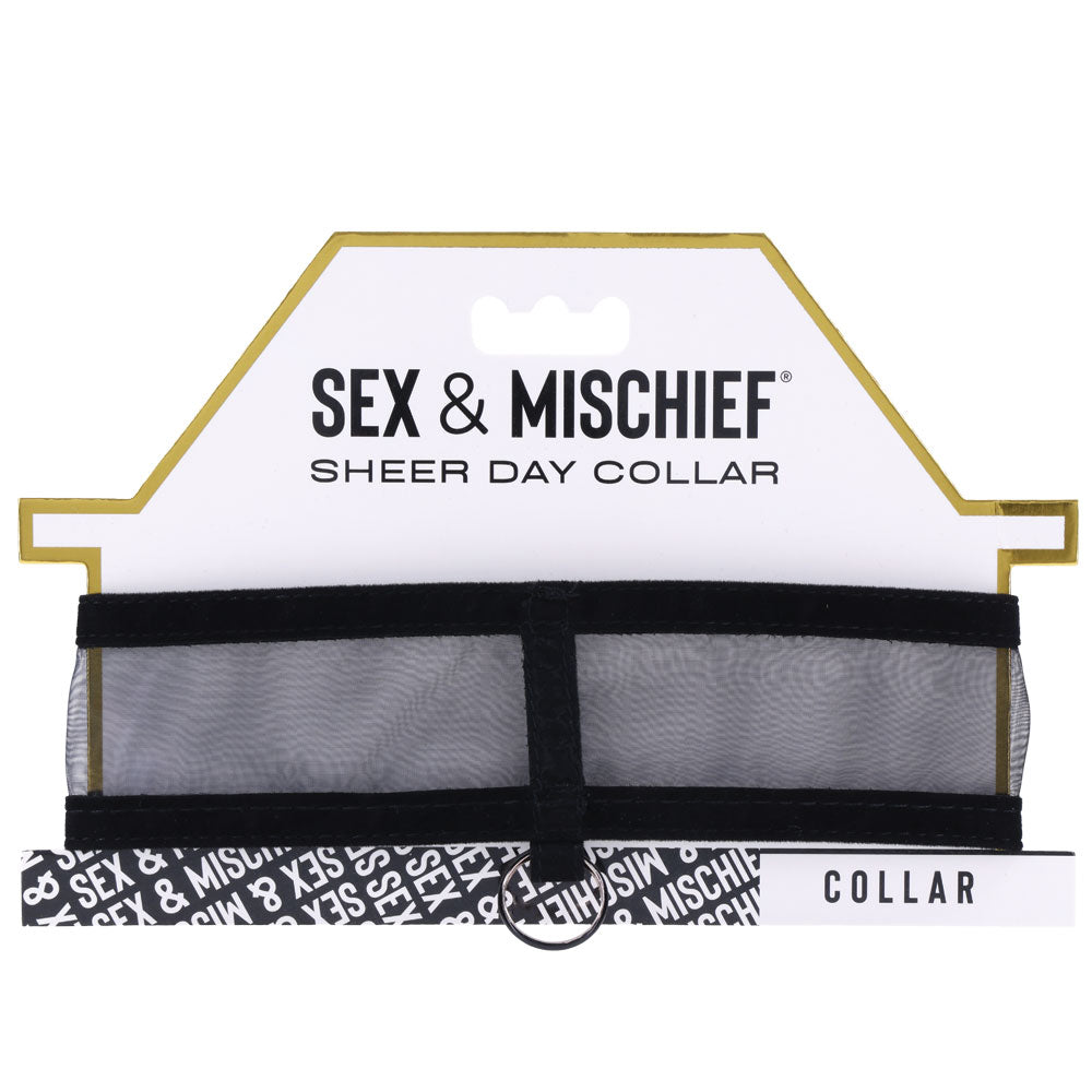 Sex and Mischief Sheer Day Collar for Sensual Sophistication > Bondage Gear > Collars & Leashes - Tophatter Daily Deals