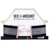 Sex and Mischief Sheer Day Collar for Sensual Sophistication > Bondage Gear > Collars & Leashes - Tophatter Daily Deals