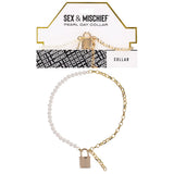 Sex and Mischief Pearl Day Collar > Bondage Gear > Collars & Leashes - Tophatter Daily Deals