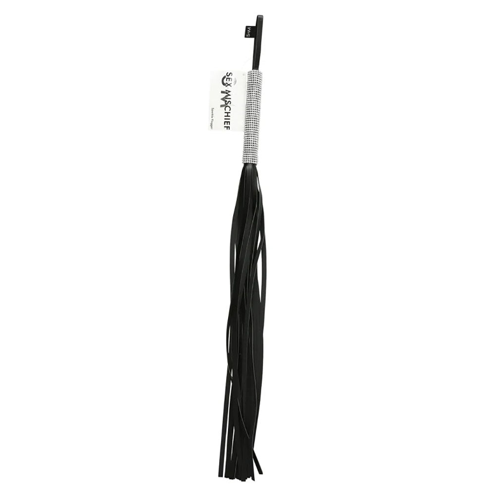 Sex & Mischief Sparkle Flogger 78 cm Vegan Leather > Bondage Gear > Whips & Floggers - Tophatter Daily Deals