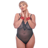 Sex & Mischief Amor Handcuffs in Red Vegan Leather > Bondage Gear > Restraints - Tophatter Daily Deals