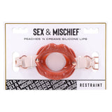 Sex and Mischief Peaches n CreaMe Silicone Lips > Bondage Gear > Gags and Bits - Tophatter Daily Deals