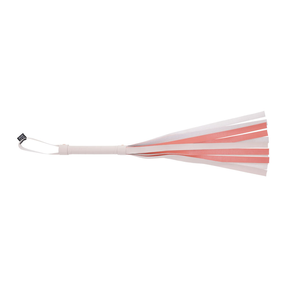Sex & Mischief Peaches n CreaMe Stripe Flogger 80 cm - Peach Whip > Bondage Gear > Whips & Floggers - Tophatter Daily Deals