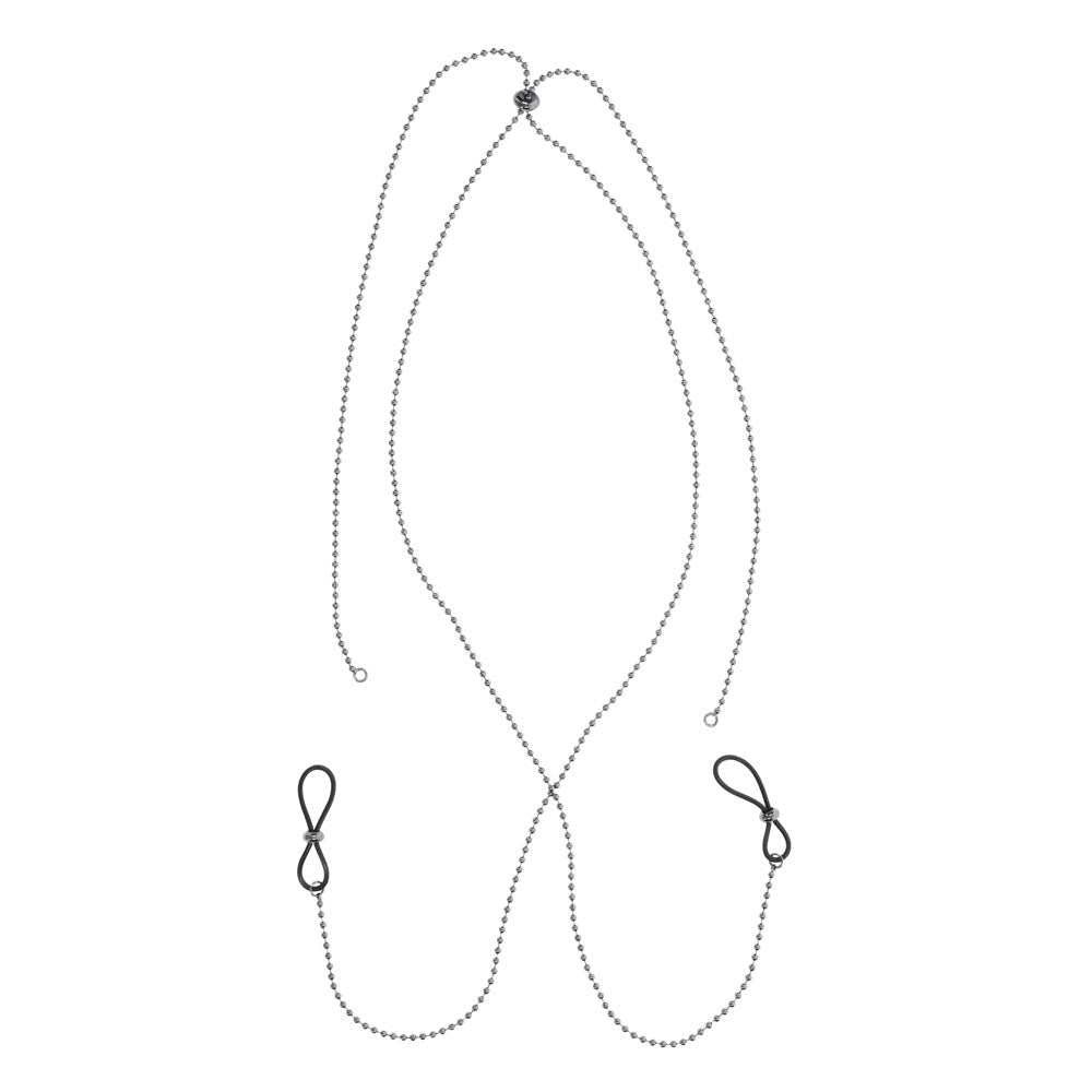 S&M Exs & Ohs Body Jewelry Nipple Ties Metal Chain Adjustable > Sex Toys > Nipple Clips - Tophatter Daily Deals