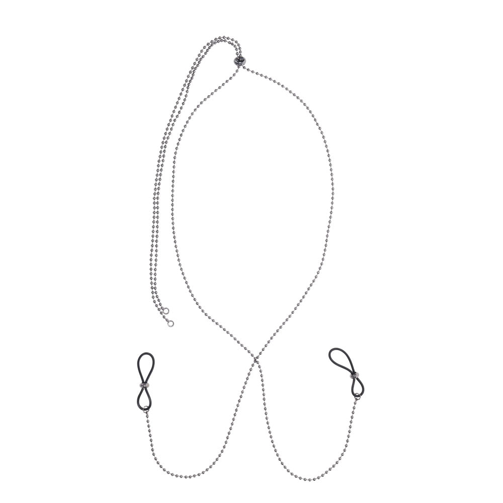 S&M Exs & Ohs Body Jewelry Nipple Ties Metal Chain Adjustable > Sex Toys > Nipple Clips - Tophatter Daily Deals