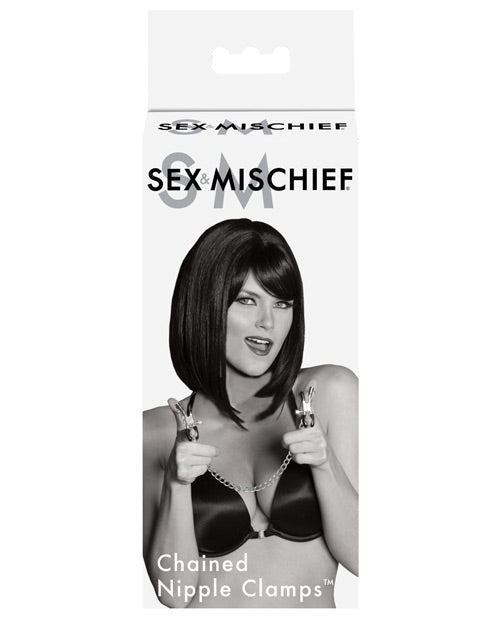 S&M Chained Nipple Clamps Nipple Clamps - Tophatter Daily Deals