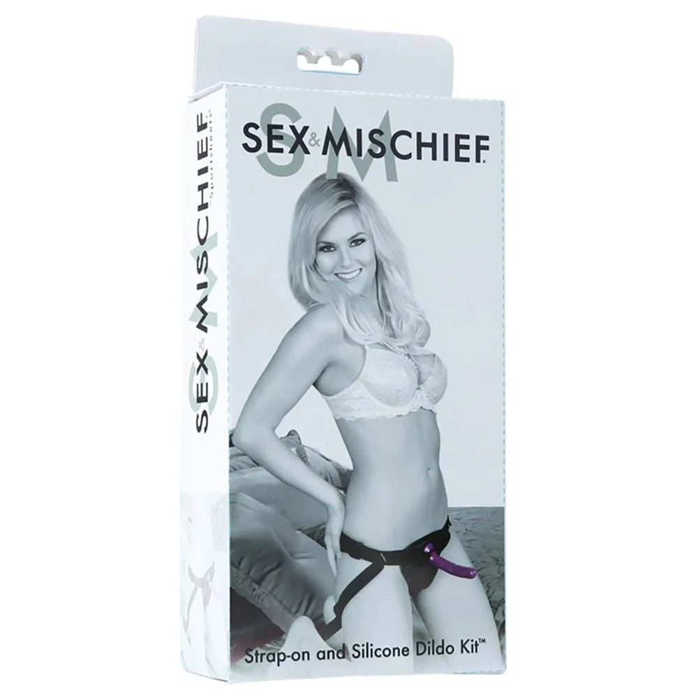 Sex and Mischief Strap-On Silicone Dildo Kit > Dildos > Strap On Harnesses - Tophatter Daily Deals