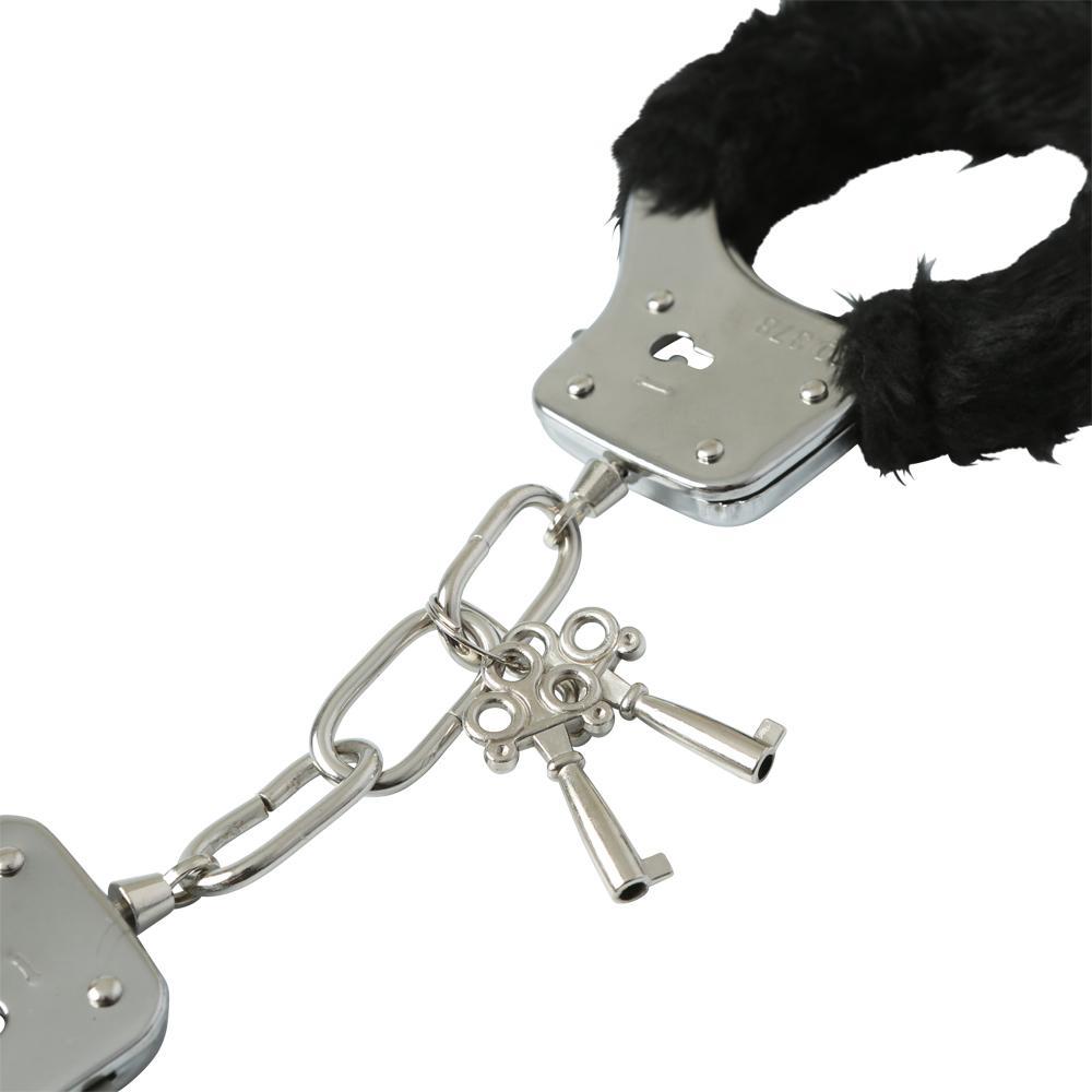 Sex & Mischief Furry Handcuffs Cuffs - Tophatter Daily Deals