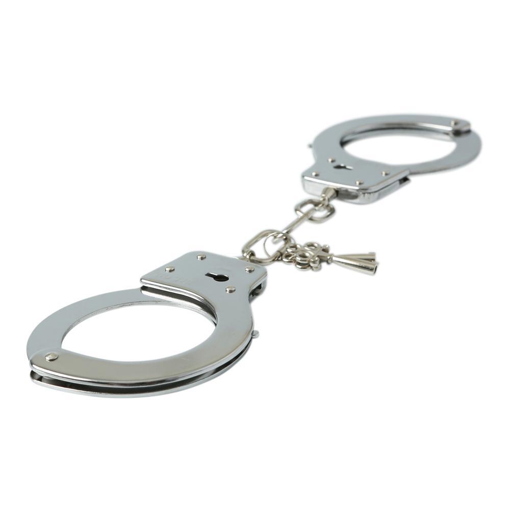 Sex & Mischief Metal Handcuffs Cuffs - Tophatter Daily Deals