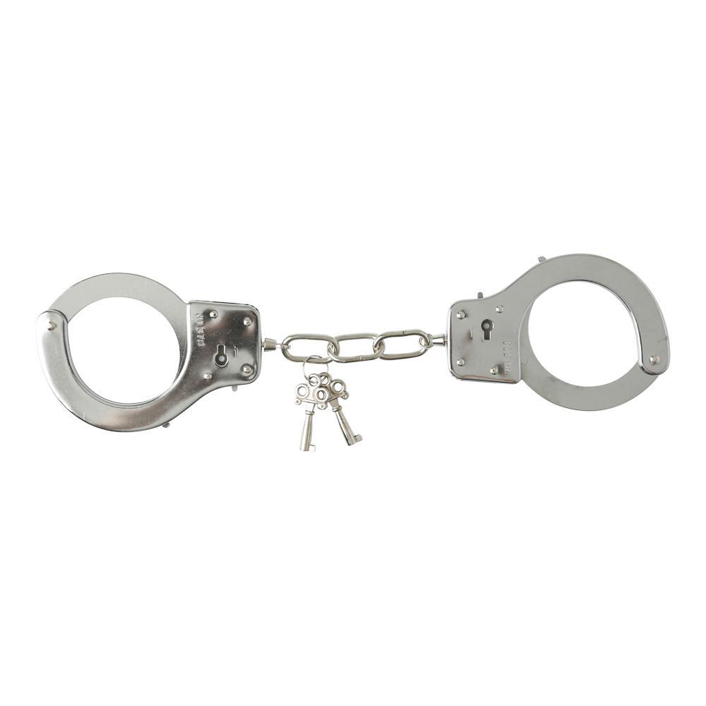 Sex & Mischief Metal Handcuffs Cuffs - Tophatter Daily Deals
