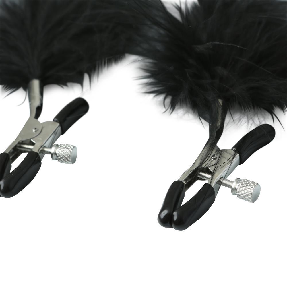 S&M Enchanted Feather Nipple Clamps Nipple Clamps - Tophatter Daily Deals