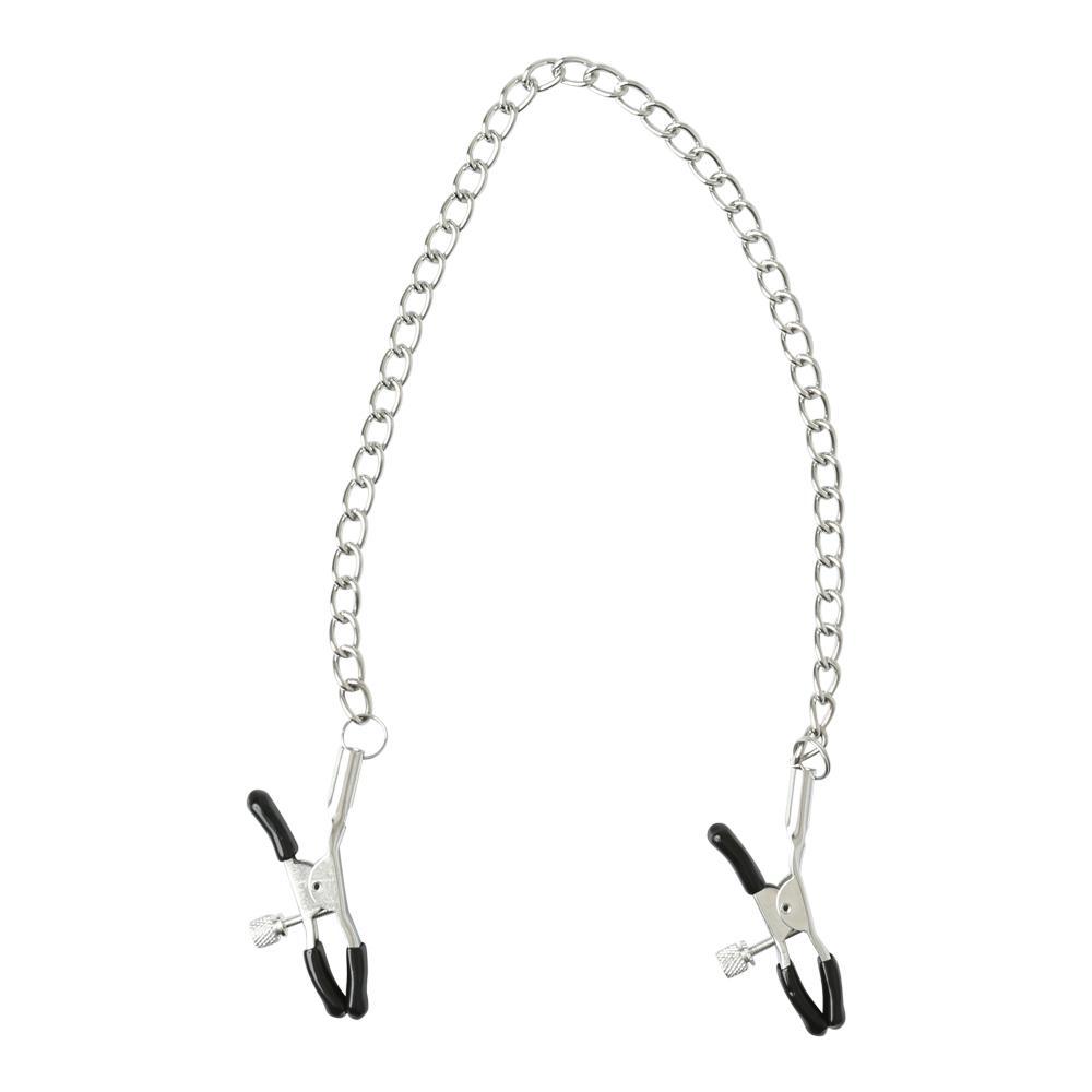 S&M Chained Nipple Clamps Nipple Clamps - Tophatter Daily Deals