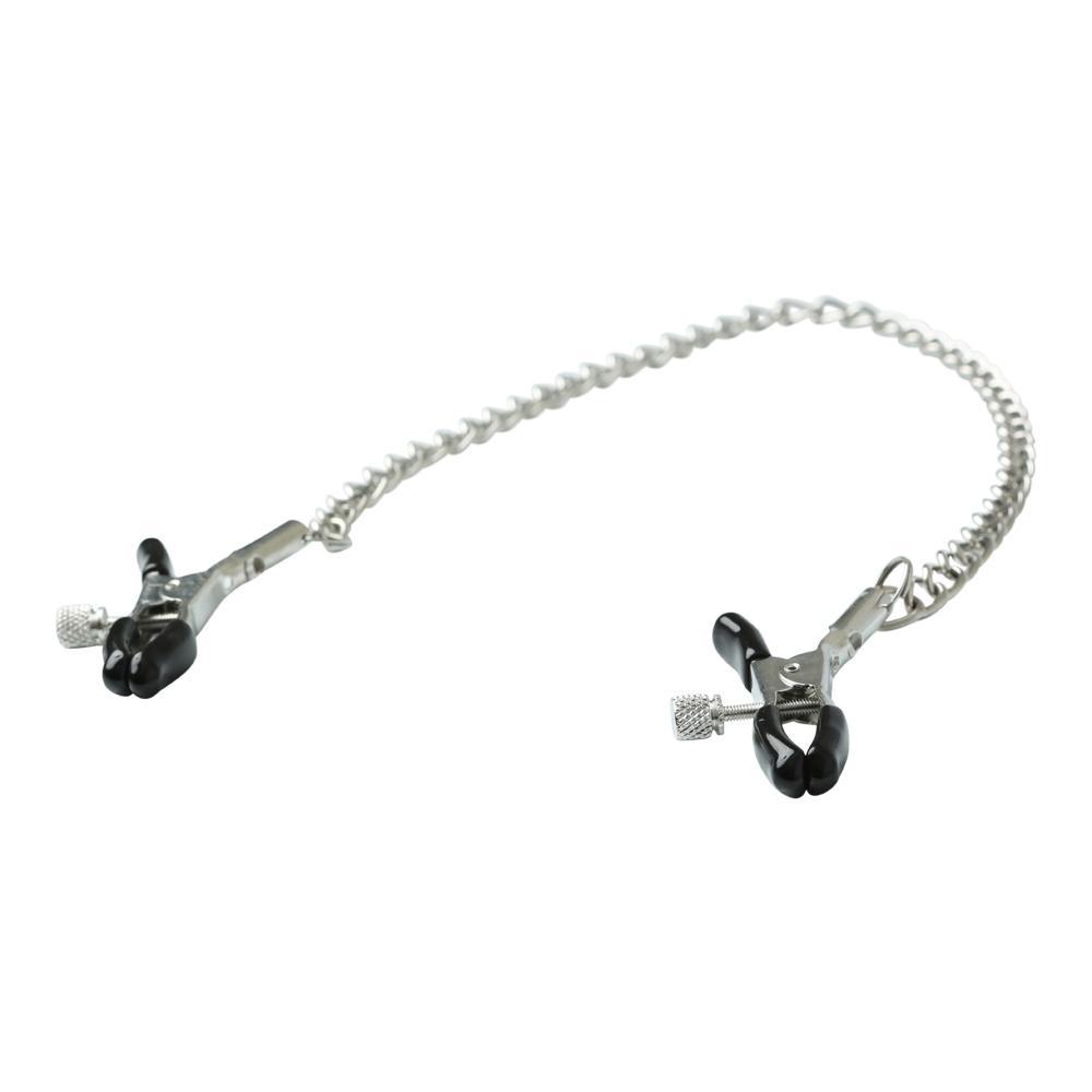 S&M Chained Nipple Clamps Nipple Clamps - Tophatter Daily Deals