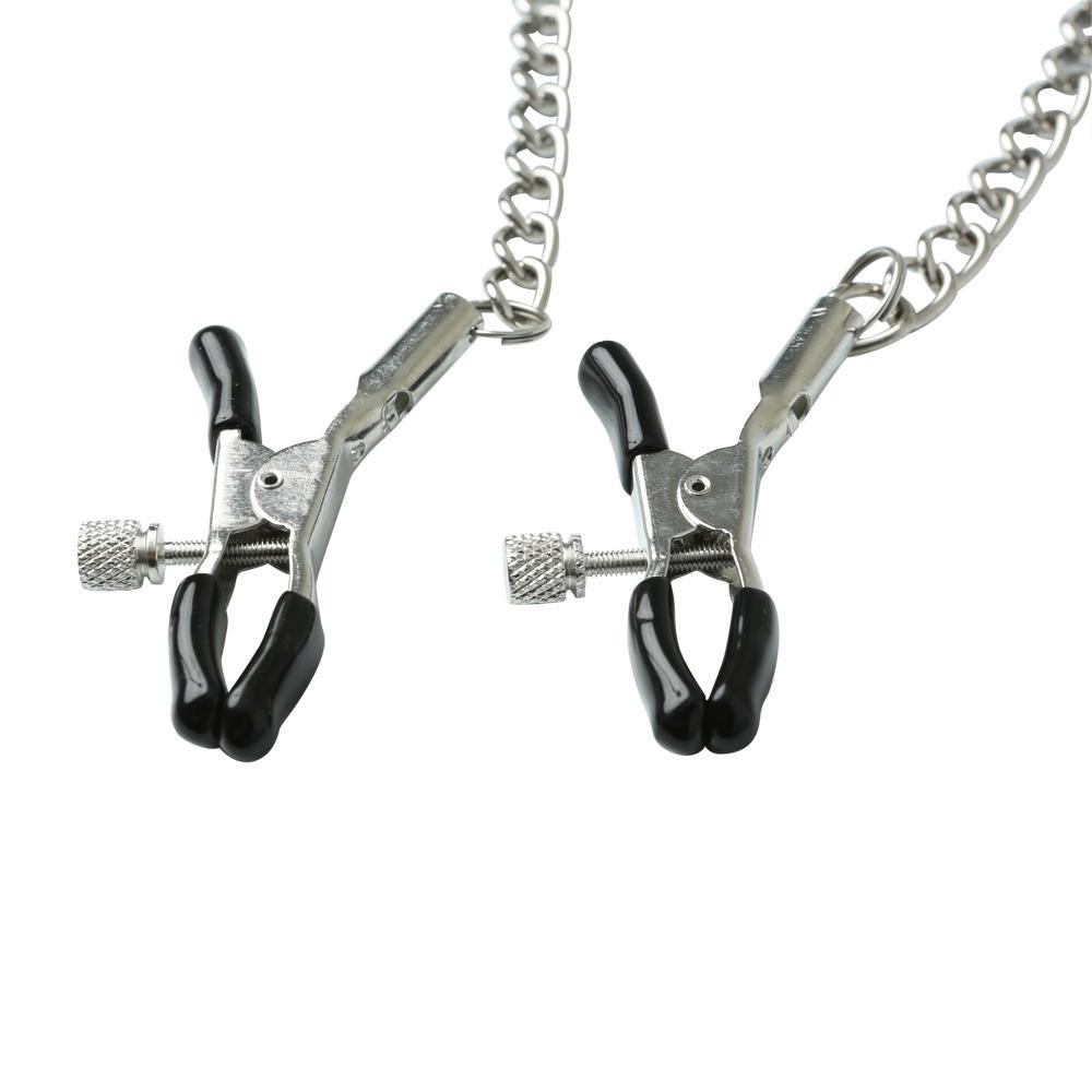 S&M Chained Nipple Clamps Nipple Clamps - Tophatter Daily Deals