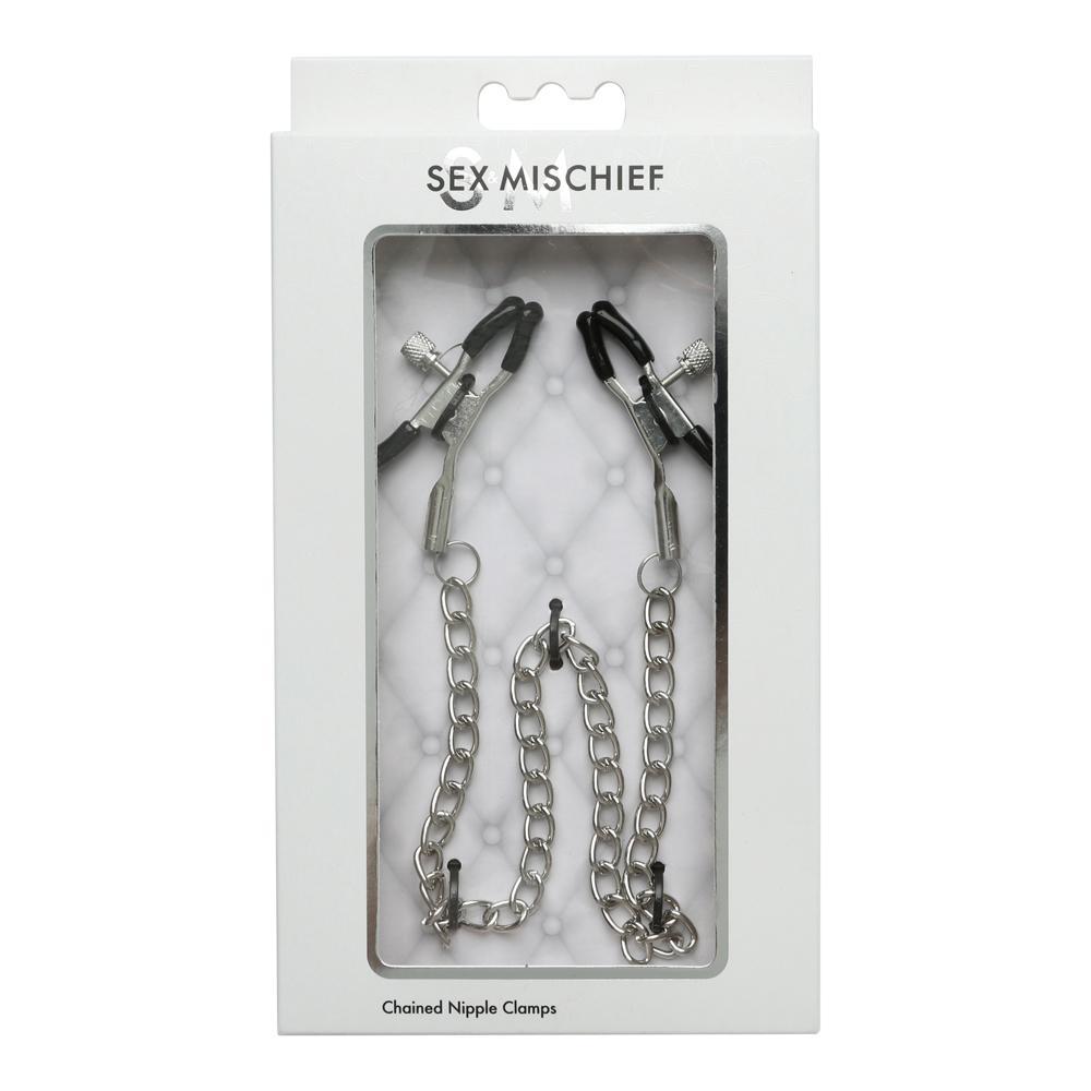 S&M Chained Nipple Clamps Nipple Clamps - Tophatter Daily Deals