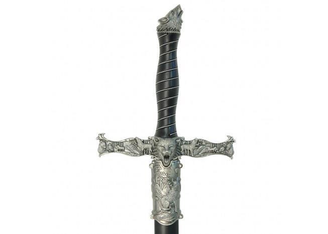 Spirit of the Alpha Wolf Medieval Sword swords - Tophatter Daily Deals