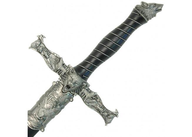 Spirit of the Alpha Wolf Medieval Sword swords - Tophatter Daily Deals