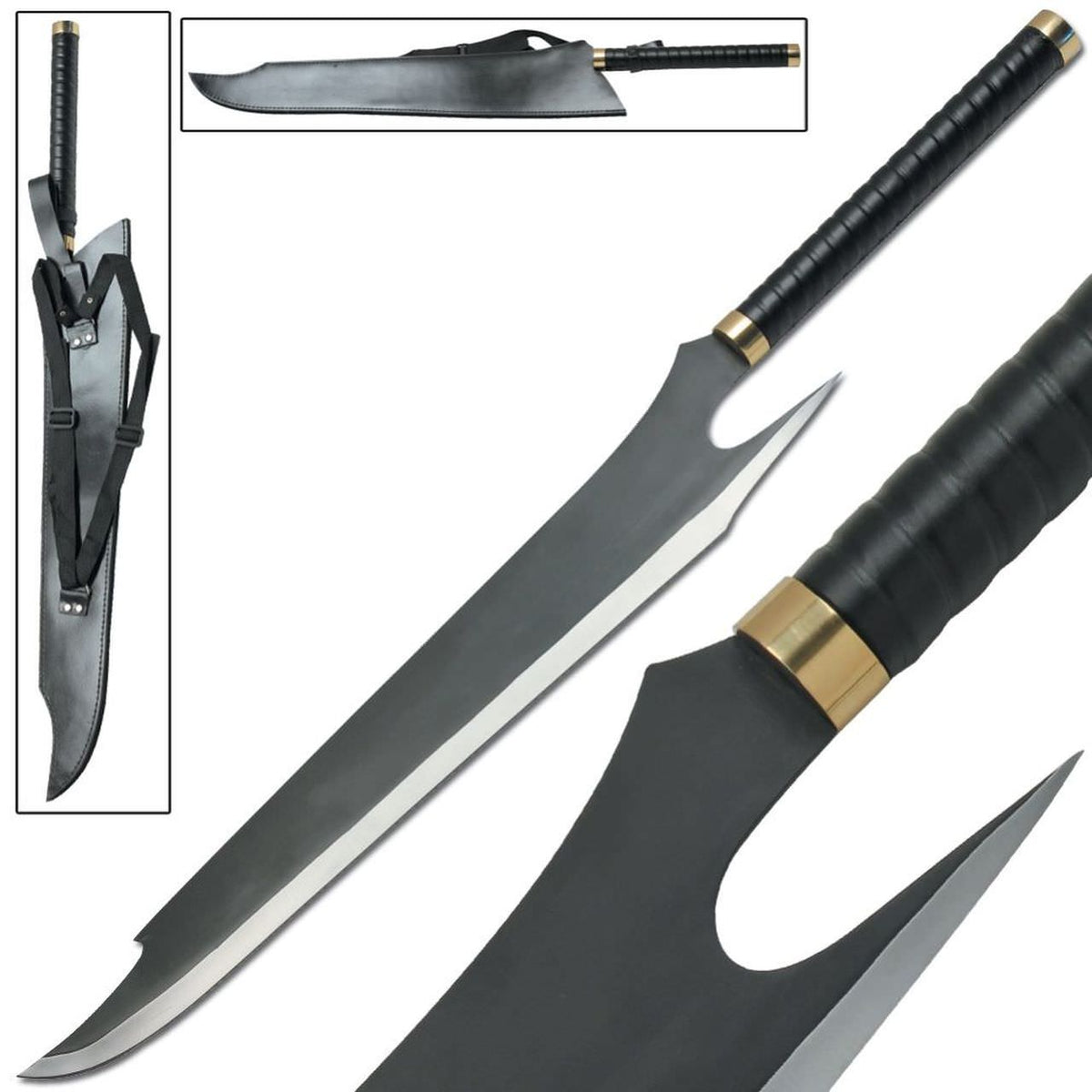 Vampire Fullbring Sword With Shoulder Strap - Tophatter's Guns'N'Weapons Store Collectible Weapons - Tophatter Daily Deals