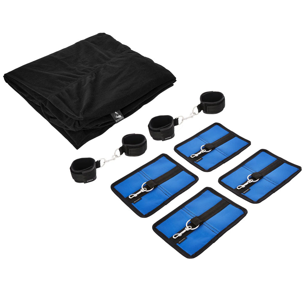 Sportsheets Queen Bed Restraint Play System – Bed Restraint > Bondage Gear > Bed Restraints - Tophatter Daily Deals