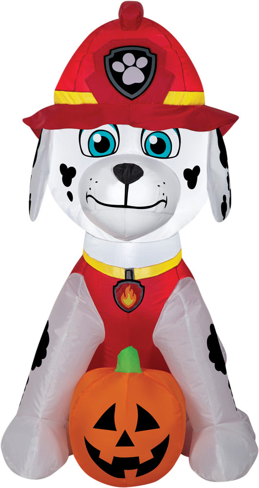 Airblown Marshall Jack-O'-Lantern Inflatable - PAW Patrol Halloween Inflatable Decorations - Tophatter Daily Deals