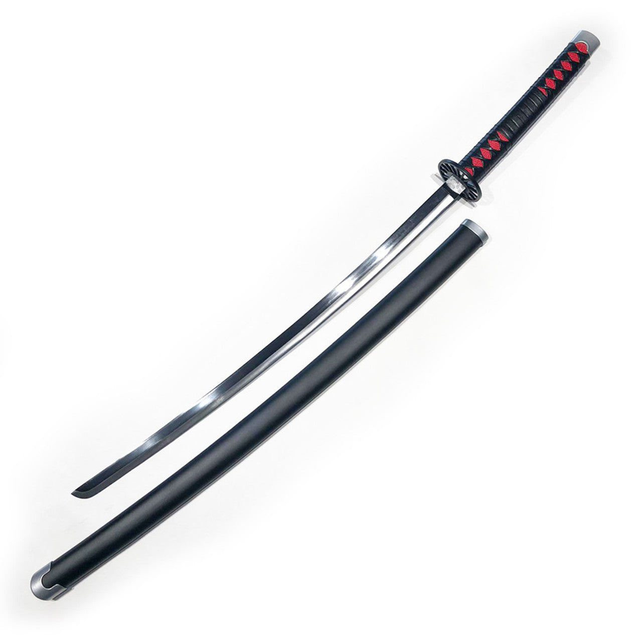 Tanjiro Kamado Nichrin Blade Flame Katana Sword - Tophatter's Army Products & Self Defense Collectible Weapons - Tophatter Daily Deals