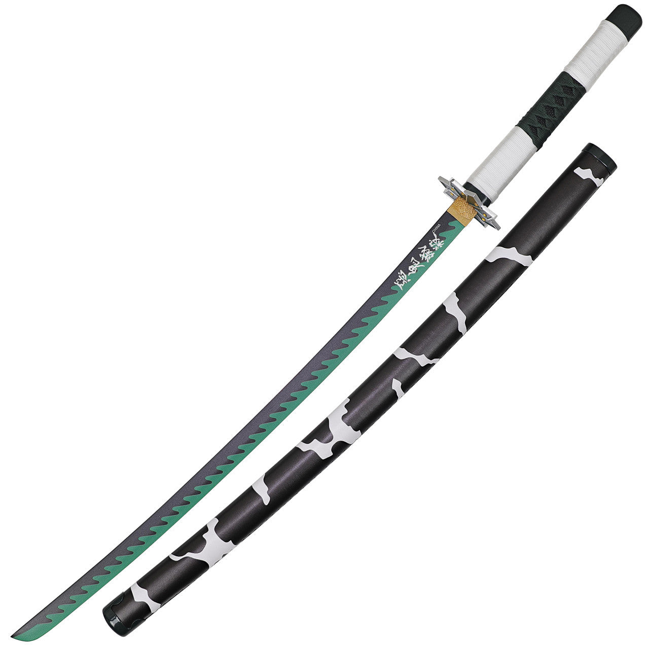 Shinazugawa Sanemi Replica Demon Slayer Carbon Steel Collectible Katana Sword - Tophatter Daily Deals