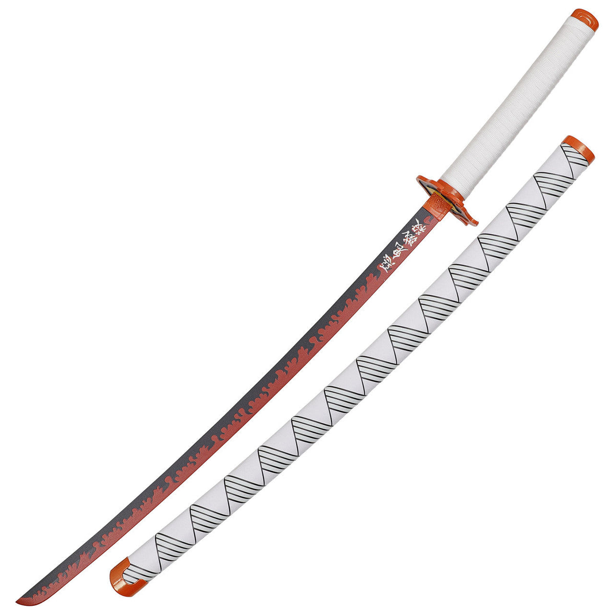Rengoku Kyojuro Collectible Carbon Steel Replica Hashira Demon Slayer Anime Nichirin Katana Sword - Tophatter Daily Deals