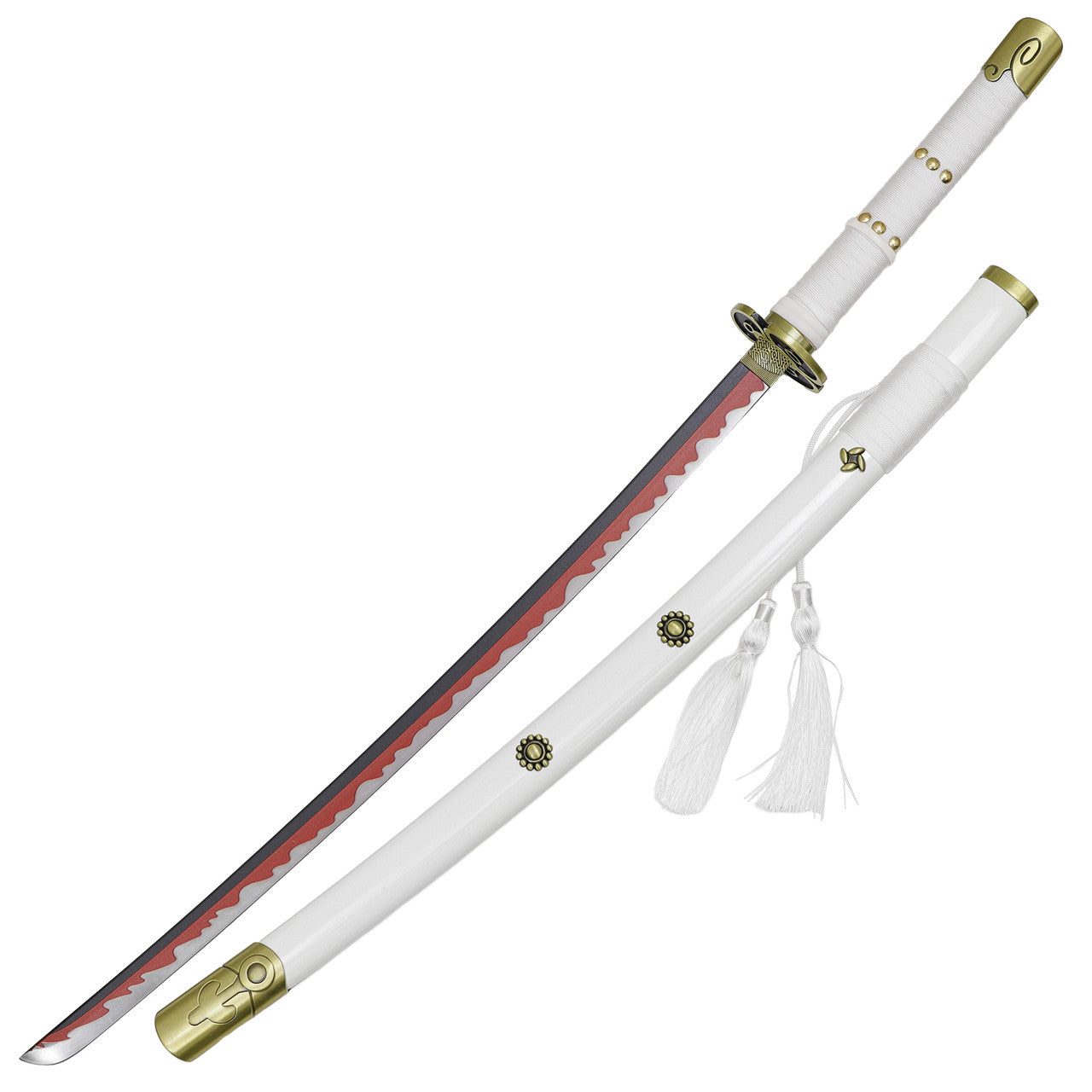 Ame no Habakiri High Carbon Steel Pirate Anime Replica Meito Katana Sword - Tophatter Daily Deals