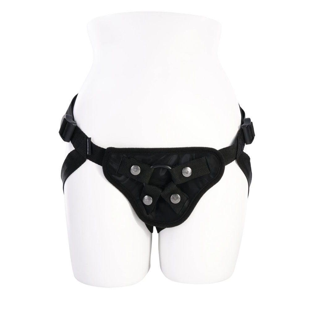 Sportsheets Velvet Noir Strap On Adjustable Strap-On Harness No Probe Included > Dildos > Strap On Harnesses - Tophatter Daily Deals
