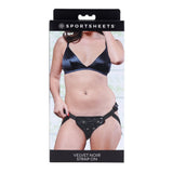 Sportsheets Velvet Noir Strap On Adjustable Strap-On Harness No Probe Included > Dildos > Strap On Harnesses - Tophatter Daily Deals