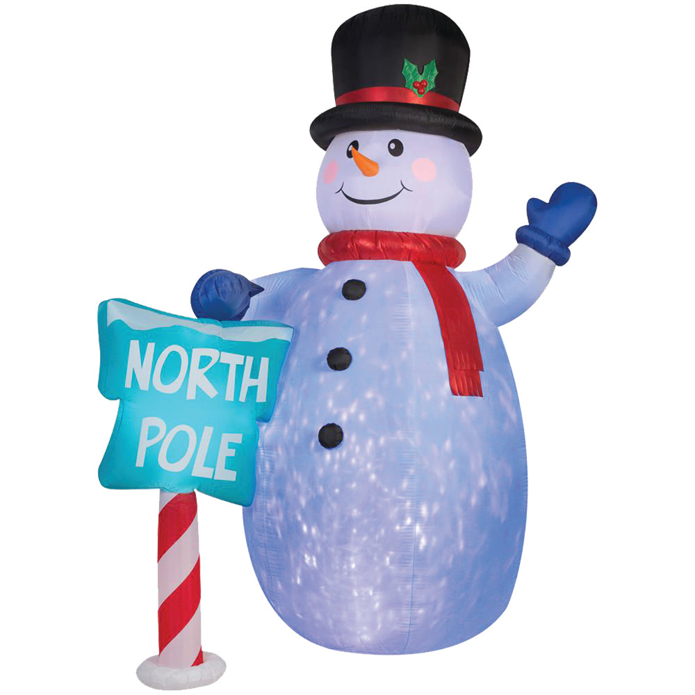 Airblown Giant Snowman Inflatable Halloween Inflatable Decorations - Tophatter Daily Deals