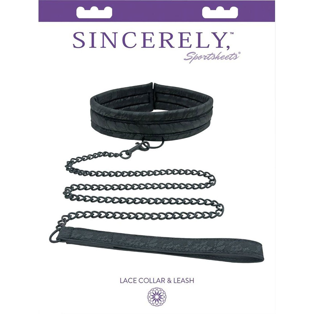Sincerely Lace Collar & Leash in Black Bondage - Tophatter Daily Deals