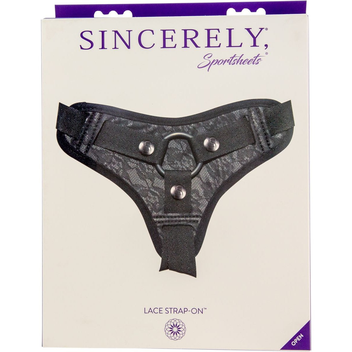 Sincerely Lace Strap On Harness in Black Strap-On Harness - Tophatter Daily Deals