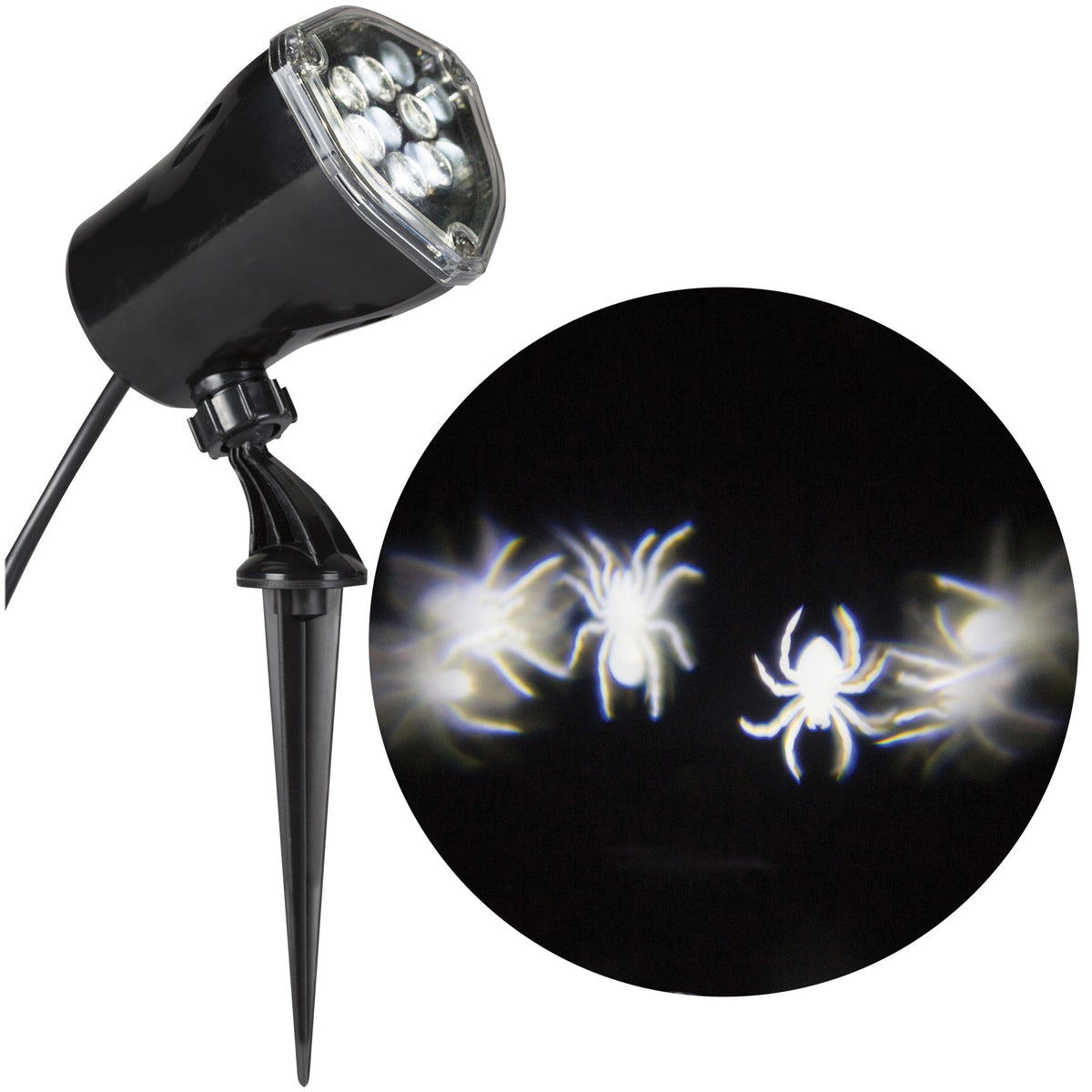 Projection Spiders Lightshow Halloween Projection Lights - Tophatter Daily Deals