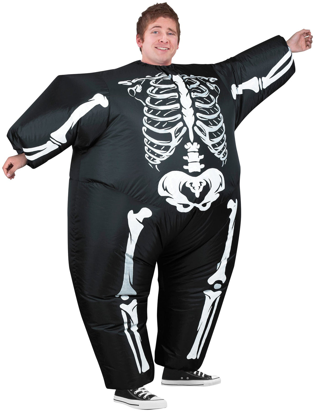 Adult Skeleton Inflatable Costume Halloween Inflatable Decorations - Tophatter Daily Deals