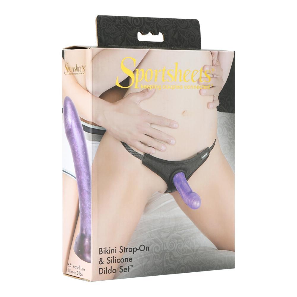 Sportsheets Bikini Harness & Dildo Kit Harnesses - Tophatter Daily Deals
