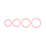 Sportsheets Rubber O-Rings (Coral) – Latex-Free Stretchy Cock Ring Set 4 Pack > Cock Ring > Sets - Tophatter Daily Deals
