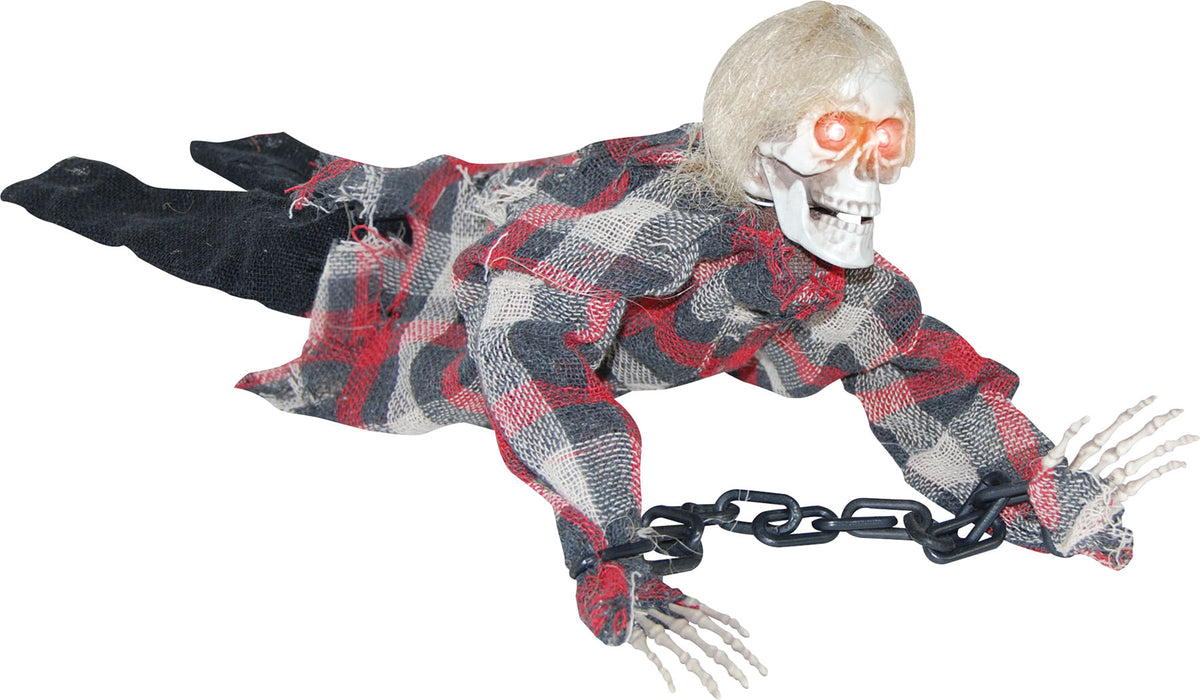 18" Animated Reaper In Chains Halloween Props & Displays - Tophatter Daily Deals