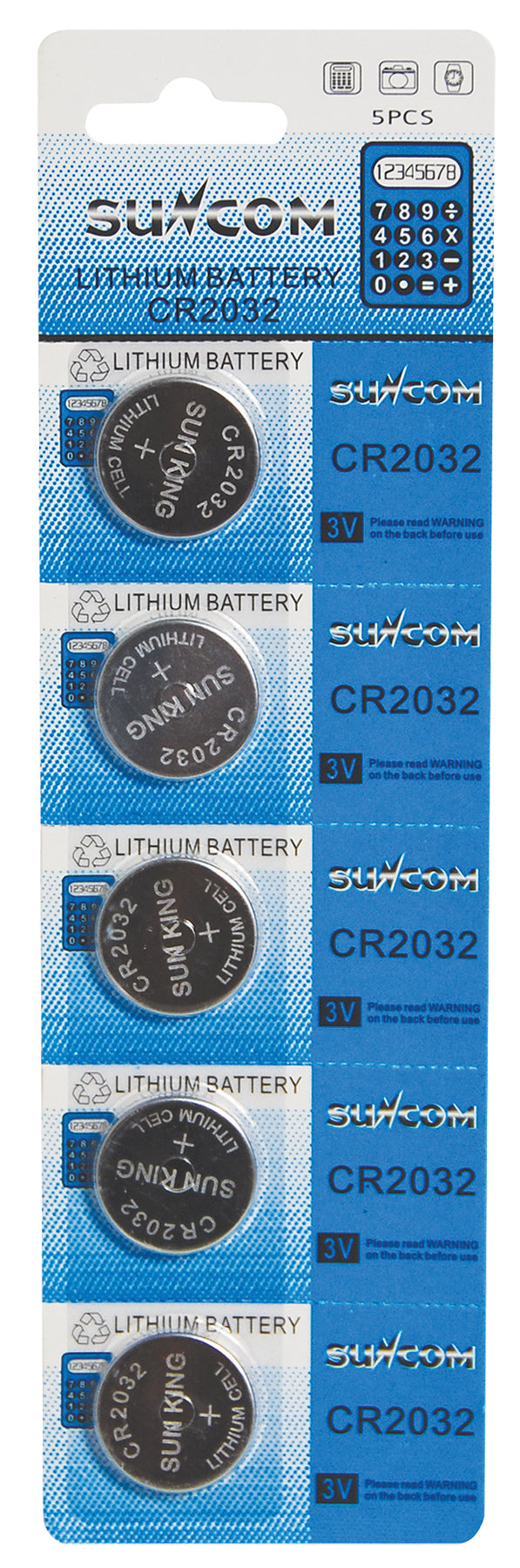 Batteries Cr2032 - Pack of 5 Costume Accessories - Tophatter Daily Deals
