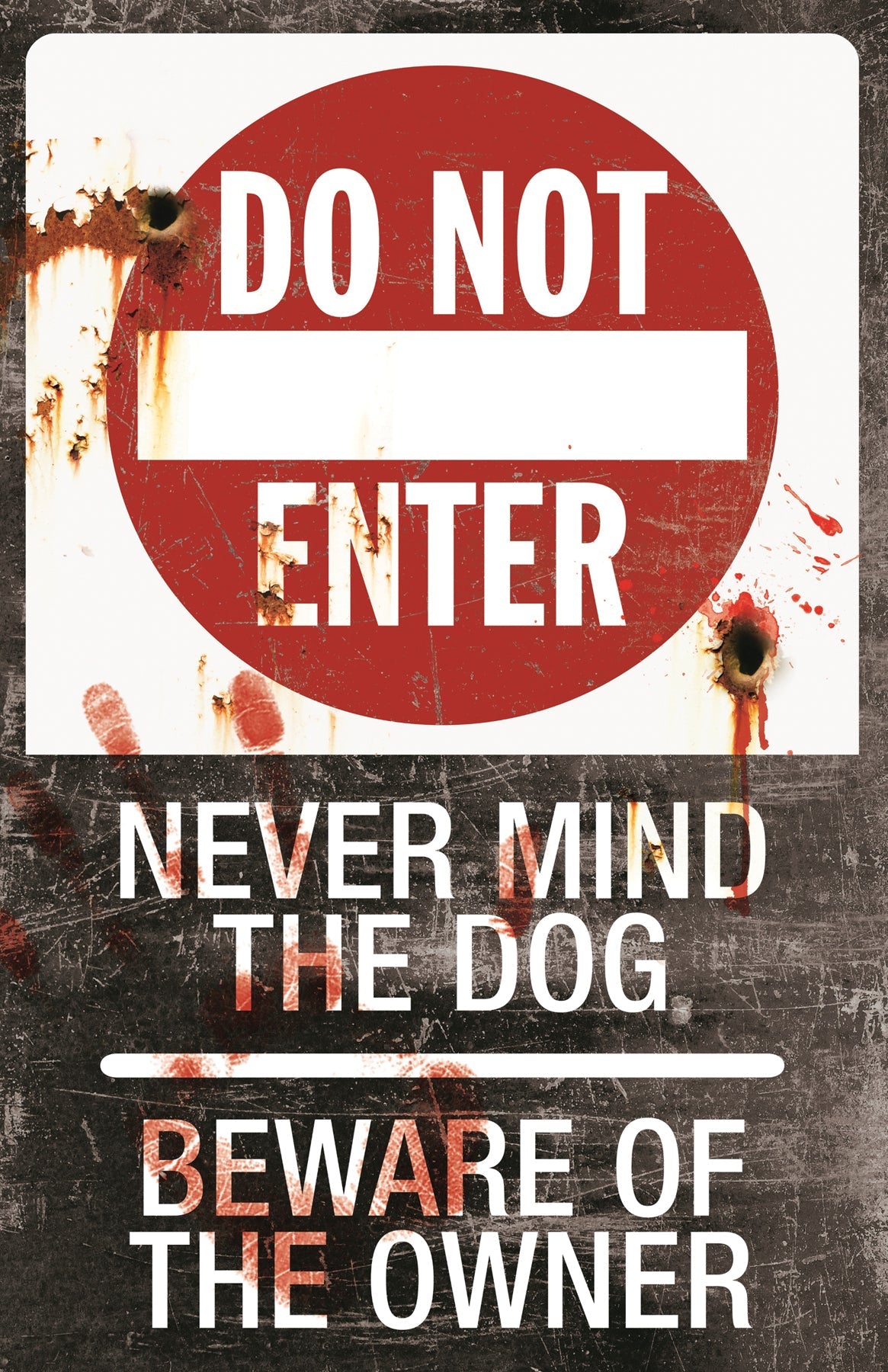 17" Do Not Enter Metal Sign Halloween Props & Displays - Tophatter Daily Deals
