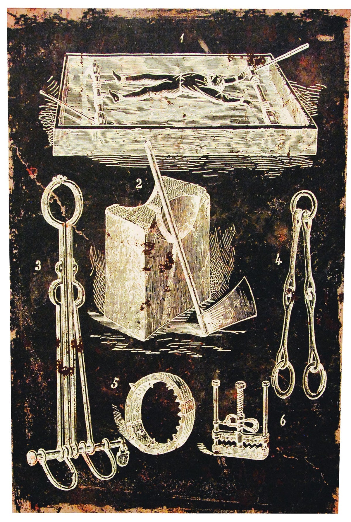24" x 16" Torture Devices Canvas without Frame Halloween Props & Displays - Tophatter Daily Deals