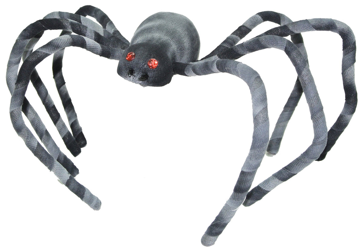 22" Black White Spider Halloween Spider Decorations - Tophatter Daily Deals