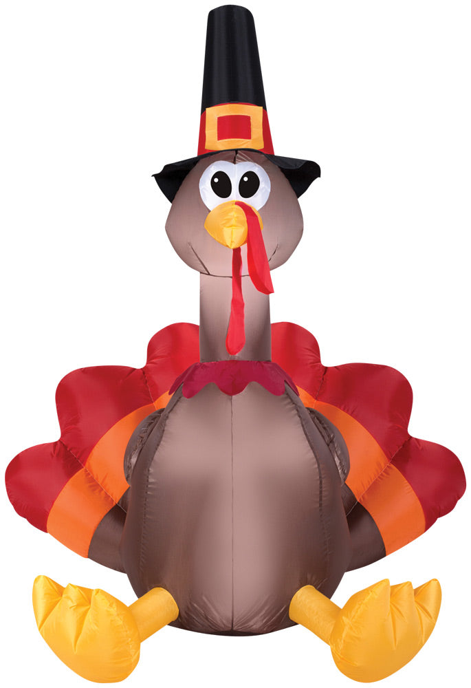 Airblown Happy Turkey Day - Md Halloween Inflatable Decorations - Tophatter Daily Deals