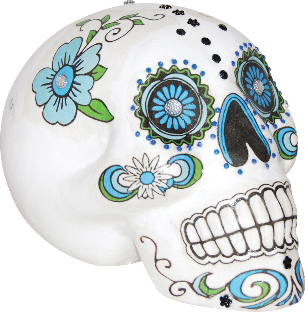 7" Sugar Skull Halloween Skeleton Decorations - Tophatter Daily Deals
